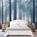 WFBHUA-Dark Forest Tree Wallpaper Mural Nursery Woodland Natural Landscapes Wall Murals for Bedroom Living Room(Not Peel and Stick)-Ruum Studio Home