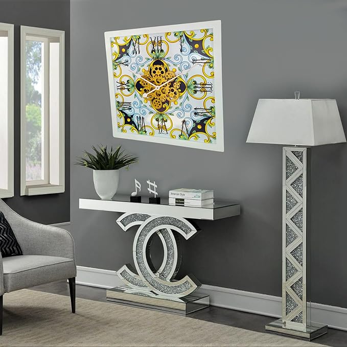The Gears Clock Wall Clock Italy Collection with Moving Gears (Atrani, 24 inches (60 cm))-Ruum Studio Home