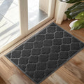 Door Mat Outdoor, 24x36, Welcome Mats for Entryway, Front Doormat for Home Entrance, Indoor Floor Mat, Durable, Non-Slip, Boot Scraper, Catches Muddy and Dirt (Black)-Ruum Studio Home