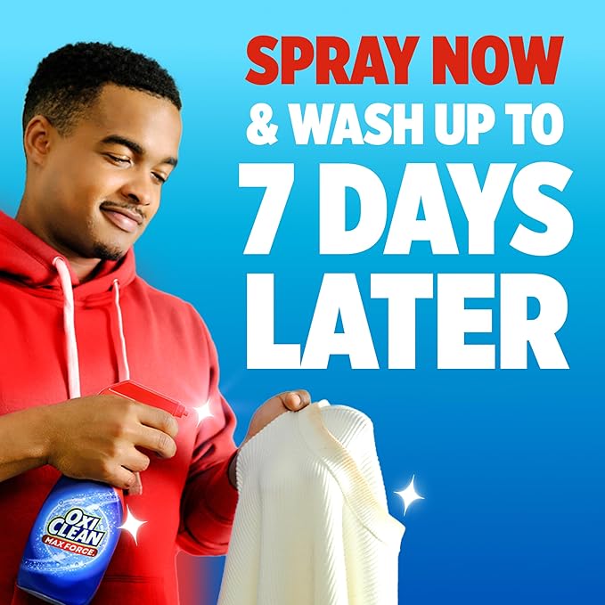 OxiClean Max Force Laundry Stain Remover Spray, 12 Fl. Oz, 3-Pack-Ruum Studio Home