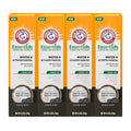 ARM & HAMMER Essentials Fluoride-Free Toothpaste Whiten + Activated Charcoal-4 Pack of 4.3oz Tubes, Clean Mint- 100% Natural Baking Soda-Ruum Studio Home