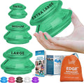 Silicone Cupping Therapy Set Professional Massage Cupping Cups for Cupping Therapy 4 Cup Kit for Massage, Myofascial Release, Cellulite Reduction (Lure Green)-Ruum Studio Home
