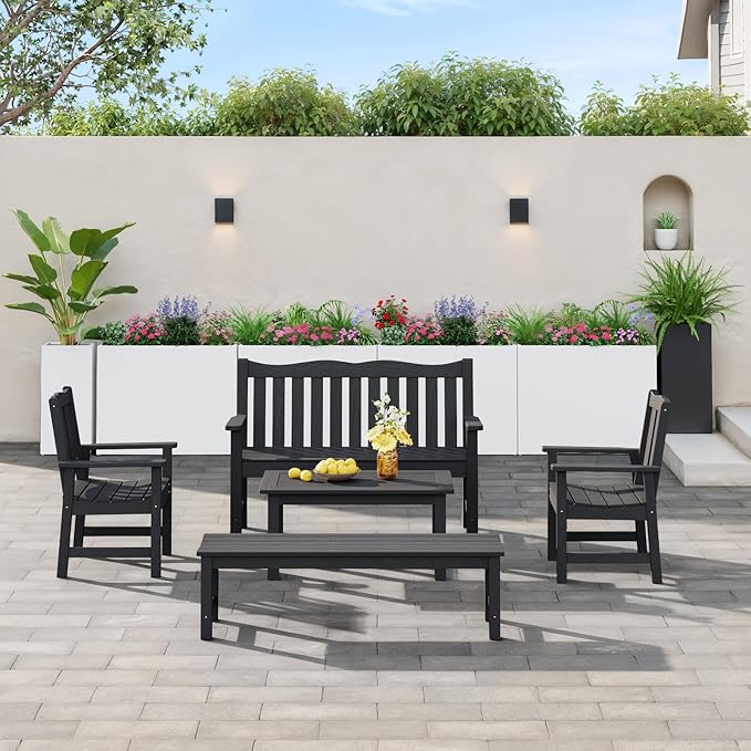 Stoog 38" Large Planters for Outdoor Plants, All-Weather Rectangular Metal Planter Box with Removable Insert Shelf, and Modern Design – Ideal for Plants, Flowers, Vegetables, Garden, White-Ruum Studio Home