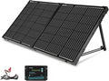 Renogy 100 Watt 12 Volt Portable Solar Panel with Waterproof 20A Charger Controller Foldable 100W Solar Suitcase with Adjustable Kickstand for Power Station, 100W Panel-20A Controller, Black-Ruum Studio Home