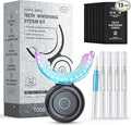 Teeth Whitening Kit for Sensitive Teeth,with 32X Waterproof LED Accelerator Light&4 Carbamide Peroxide Pen&14 Pcs Teeth Whitening Strips&1 Remineralization Pen,Tooth Whitener Professional Oral Care-Ruum Studio Home