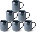 GBHOME Large Coffee Mugs Set of 6, 18oz Handmade Ceramic Coffee Mugs Set with Gradient color for Latte/Tea/Beer/Hot Cocoa, Dishwasher & Microwave Safe,-Ruum Studio Home