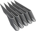 Vodaland Rebar Stakes J Hook Extra Heavy Duty 1/4 inch Coated Steel Ground Anchors with Chisel Point End (50)-Ruum Studio Home