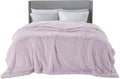 Bedsure GentleSoft Fluffy Lavender Purple King Size Blanket for Bed, Thick Soft Sherpa Faux Fur Fleece Bedding Fuzzy Plush Winter Warm Large King Blanket, Cozy Purple Gifts for Men Women, 108x90-Ruum Studio Home