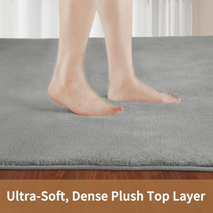 Sour Lemon 6x9 Area Rugs for Living Room, Soft Large Area Rug Fluffy Rugs for Bedroom，Machine Washable Area Rug Non Slip Carpet Rug for Living Room Playroom Kids Room Home Decor-Ruum Studio Home
