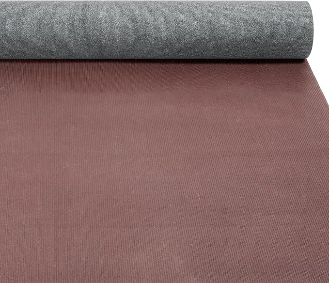 Marine Carpet,6 FT x 18 FT Smoke Gray Indoor Outdoor Carpet 0.2" Thick Boat Carpet with Water-Proof TPE Backing, Non-Slide Outdoor Marine Carpet Roll for Home, Patio, Porch, Deck-Ruum Studio Home