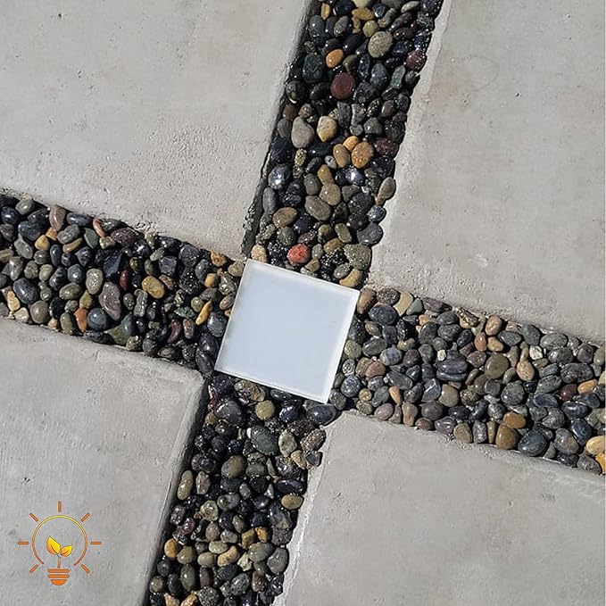 Paver Light 4×4 Inch (3.93 X 3.93 inch), Warm White 2700K Glare-Free Illumination for Driveways, Pathways, Pool Deck & Patios,12V AC/DC, Waterproof & Drive-Over Rated-Ruum Studio Home
