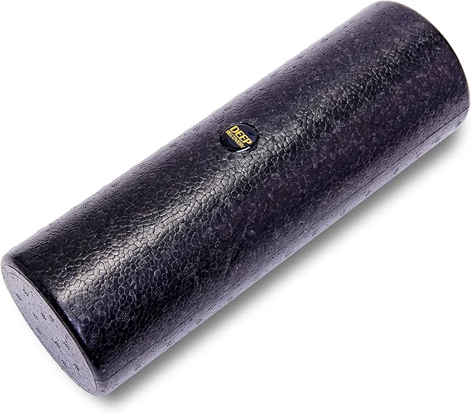 Hard Foam Roller – Travel Size Back Roller for Back, Legs, and Shoulders – Deep Tissue Massage for Myofascial Release, Exercise & Yoga-Ruum Studio Home