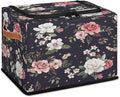 Rectangular Storage Baskets for Shelves - Waterproof Foldable Laundry Basket, Nursery Hamper, Reusable Toy Bin for Organizing Toys, Books, Clothes, Closet 14"x10.2" x10.4" (Flowers)-Ruum Studio Home