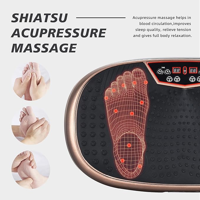EILISON FitMax 3D XL Vibration Plate Exercise Machine - Whole Body Workout Vibration Platform w/Loop Bands - Lymphatic Drainage Machine for Weight Loss, Shaping, Wellness, Recovery-Ruum Studio Home