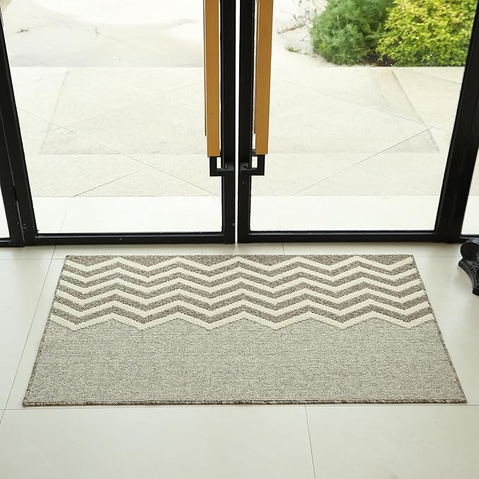 Indoor Doormat, Non-Slip Front Door Mats, Outdoor Welcome Mat Washable, Low Profile Indoor DoorMats for Entryway, Floor Inside Back Door Mats (32"x48")-Ruum Studio Home