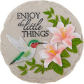 Spoontiques - Garden Décor - Hummingbird Stepping Stone - Decorative Stone for Garden-Ruum Studio Home