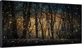 SIGNWIN 30"x60" Extra Large Framed Wall Art Magical Firefly Night Forest, Enchanted Woodland Scene for Home Living Room Bedroom Decor (Frame Assembly Required)-Ruum Studio Home