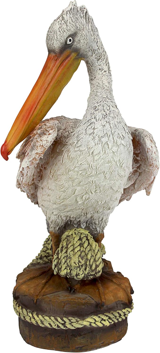 Design Toscano Ocean Side PIER 51 Pelican Statue-Ruum Studio Home