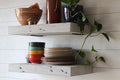 Urban Legacy Reclaimed Barn Joist Deep Floating Shelves | Deep Shelves with Low Profile Shelf Bracket with High Weight Capacity, Set of 2 (48" x 11" x 2.5", Rustic Gray)-Ruum Studio Home