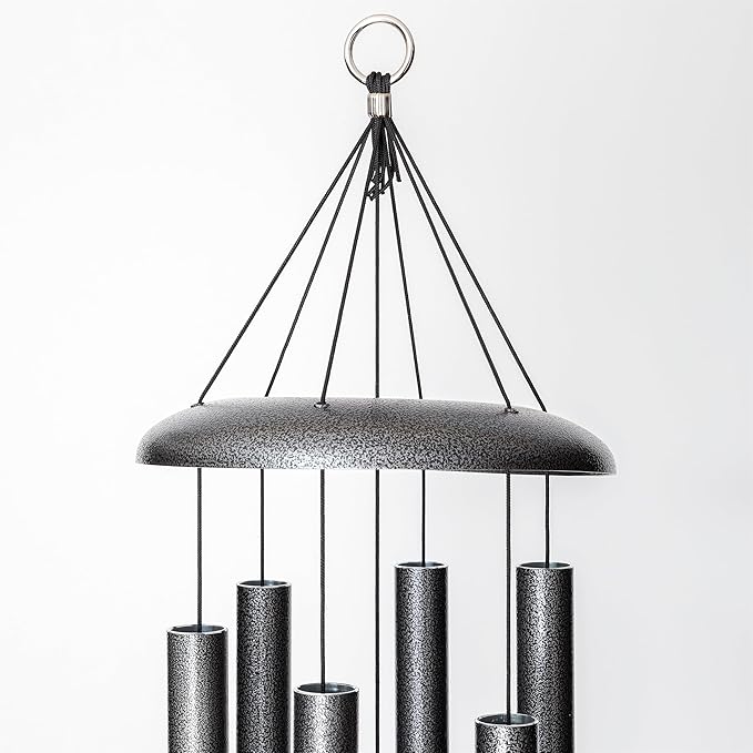 Corinthian Bells by Wind River - 36 inch Sky Blue Wind Chime for Patio, Backyard, Garden, and Outdoor Decor (Aluminum Chime) Made in The USA-Ruum Studio Home