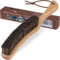 Lint Brush for Clothes with 100% Soft Horse Hair Bristle, Large Beech Wood Handle, Lint Remover for Hat, Pet Hair, Suits, Cashmere, Wool, Velvet, Suede, Shoe-Ruum Studio Home