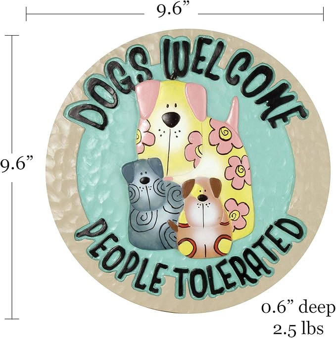 Spoontiques Dogs Welcome Stepping Stone-Ruum Studio Home