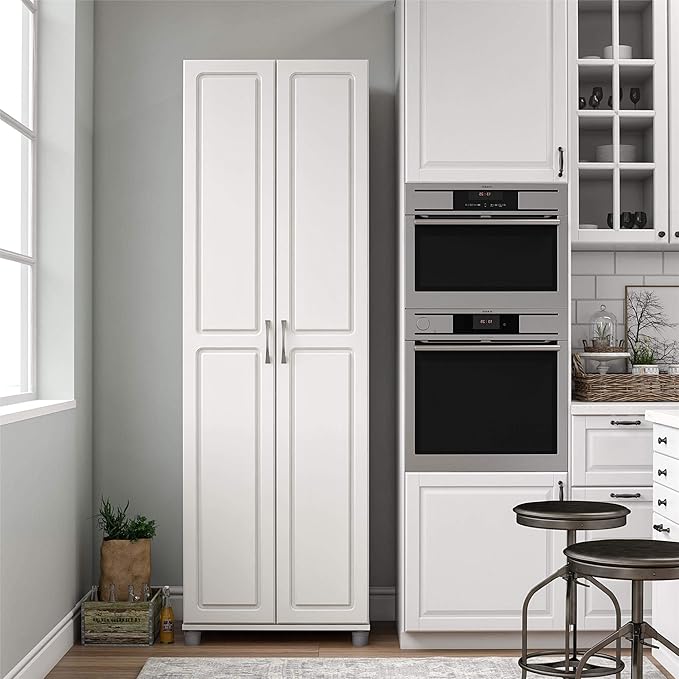 SystemBuild Evolution Kendall 24" Utility Storage Cabinet - White-Ruum Studio Home
