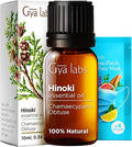 Gya Labs Hinoki Essential Oil for Diffuser & Skin - 0.34 Fl Oz - 100% Pure Natural Hinoki Oil for Hair, Massage, Aromatherapy Spray & Candle Making Scent-Ruum Studio Home
