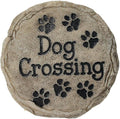 Spoontiques - Garden Décor - Dog Crossing Stepping Stone - Decorative Stone for Garden-Ruum Studio Home