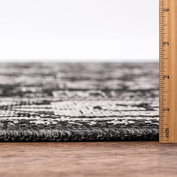 Keen Home Design Terrace Outdoor Area Rug - 8x10 Washable Indoor/Outdoor Rug for Patio, Kitchen, Balcony, Beach, Garden, Deck and Porch, Size: 7'7"x10'-Ruum Studio Home