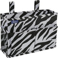Surblue Caddy Hanging Organizer Bedside Storage Bag for Bunk and Hospital Beds, Zebra, Small-Ruum Studio Home