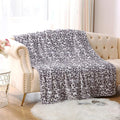 MERRYLIFE Cheetah Throw Blanket for Couch | Soft Decorative Ultra-Plush Colorful| Throw Size Travel Blanket Plush|(50" 60", Snow Leopard)-Ruum Studio Home