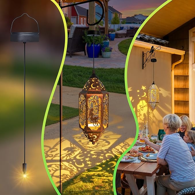AA 600Mah Solar Light Replacement Top Parts for Solar Outdoor Lantern, Waterproof LED Lights for Yard, Garden, Patio Decor DIY Gifts (1Pack)-Ruum Studio Home
