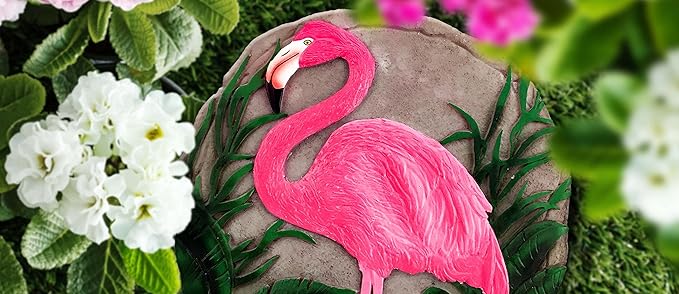 Spoontiques - Garden Décor - Dog Crossing Stepping Stone - Decorative Stone for Garden-Ruum Studio Home