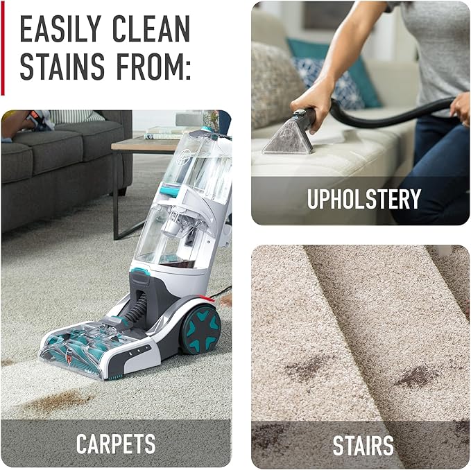 Hoover Smartwash Automatic Carpet Cleaner Machine, FH52000, Turquoise-Ruum Studio Home