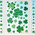 9 Sheets St Patricks Day Window Clings, 115 PCS St Patrick's Day Shamrock Window Stickers for St Patricks Day Decorations, Green Static Spring Window Clings for Glass Windows St Patricks Day Decor-Ruum Studio Home