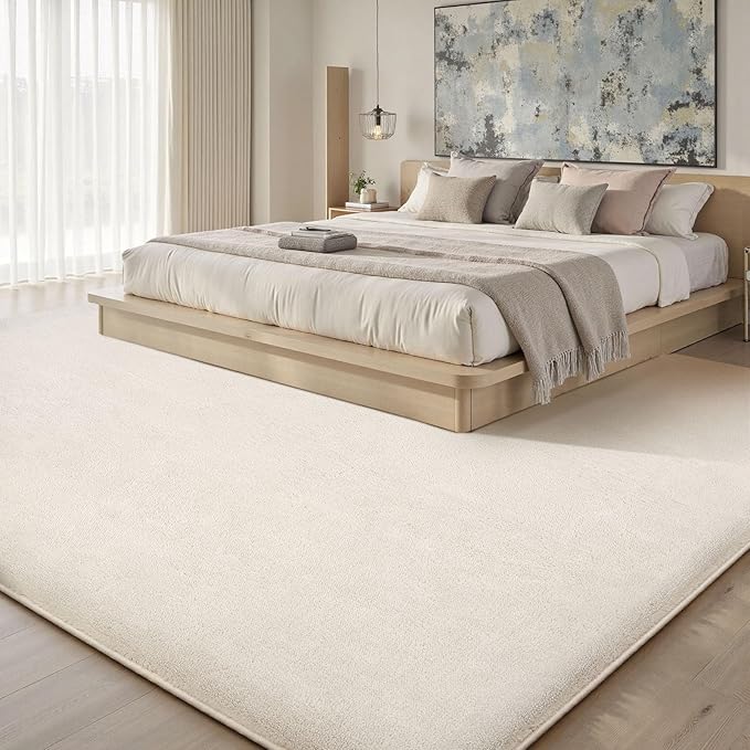 Sour Lemon 9x12 Area Rugs for Living Room, Soft Large Area Rug Fluffy Rugs for Bedroom，Machine Washable Area Rug Non Slip Carpet Rug for Living Room Playroom Kids Room Home Decor-Ruum Studio Home