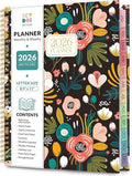 Planner 2026, 8.5" x 11" Monthly & Weekly Planner with Tabs, JAN - DEC 2026, Goal Setting & Time Management Organizer for Professionals & Students-Ruum Studio Home