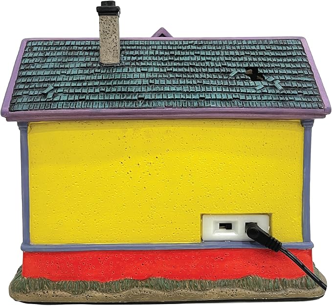 Clown Halloween Village | Spooky Town Collection Accessories Figurines on House | Porcelain with Multi-Color LED | 8.86 Inch-Ruum Studio Home