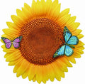 Spoontiques - Garden Décor - Sunflower Stepping Stone - Decorative Stone for Garden-Ruum Studio Home