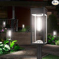Solar Pathway Lights Outdoor, 6 Pack Solar Garden Lights Waterproof Bright LED Path Lights Solar Powered for Outside Yard Patio Lawn Walkway Driveway Decor Landscape Lighting (Cool White)-Ruum Studio Home