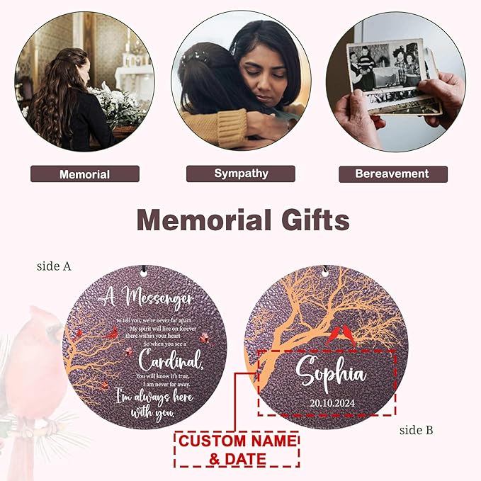 ASTARIN Outside Wind Chimes for Loss of Loved one, Personalized Sympathy Gift for Loss Mother/Father, Windchimes Outdoors Condolences Gift for Women/Men, Garden Decoration, 32 inch-Ruum Studio Home