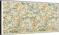 SIGNWIN 30"x60" Extra Large Framed Wall Art Vintage Botanical Floral with Golden and Teal Leaves, Elegant Nature Illustration for Home Living Room Bedroom Decor (Frame Assembly Required)-Ruum Studio Home