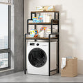 3-Tier Bathroom Room Shelf Washing Machine Storage Utility Rack Over The Toilet Washer Dryer Storage Bathroom Organizer Rack Space Saving Shelving Units Clothes Dryers Shelf-Ruum Studio Home