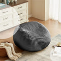 Premium Beige Bean Bag Chair for Adults with Armrest- Ultra Plush Memory Foam Lounge Sofa & Comfy Reading Nook Chair for Bedroom, Living Room & Dorm (Gray, 4FT)-Ruum Studio Home
