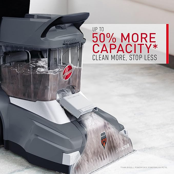 Hoover Powerscrub XL Pet Carpet Cleaner Machine, Upright Shampooer, FH68050, Black-Ruum Studio Home
