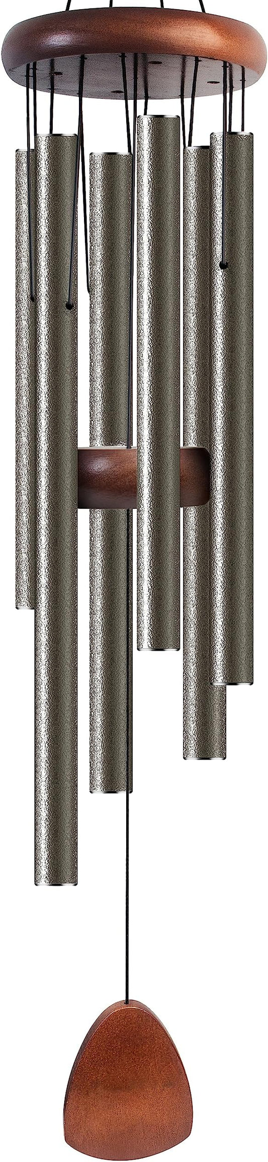 Large Aluminium Wind Chimes 37 Inches to Create a Zen Atmosphere Suitable for Outdoor, Garden, Patio Decoration. Classic Wind Chimes with Wind Catcher Suitable as A Gift for Unisex(Copper)-Ruum Studio Home