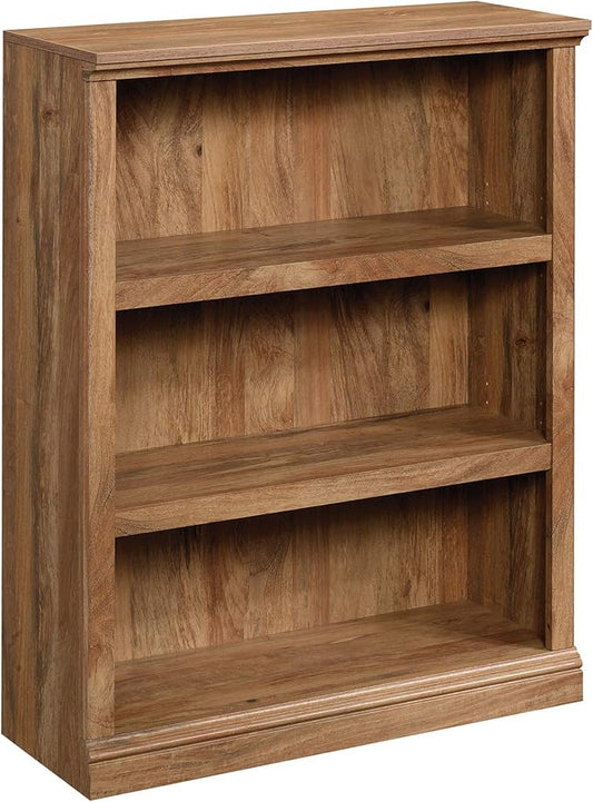Sauder Miscellaneous Storage 3-Shelf Bookcase/ Book shelf, Sindoori Mango finish-Ruum Studio Home
