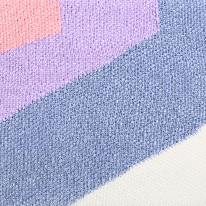 Soft Chenille Yarn Throw 36"x48", Handmade Knit Throw Blanket, for use in All Seasons, Soft Cozy Warm Knitted Blanket for Bed Sofa, Couch Chair, Living Room(1.37Ib)-Ruum Studio Home
