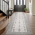 AMOAMI Vintage 2X10 Runner Rug Non Slip Soft Runners for Hallways Washable Hallway Runner Rug Bedside Rugs for Bedroom Long for Hallways Entryway Laundry Room Stair Kitchen Bathroom-Ruum Studio Home